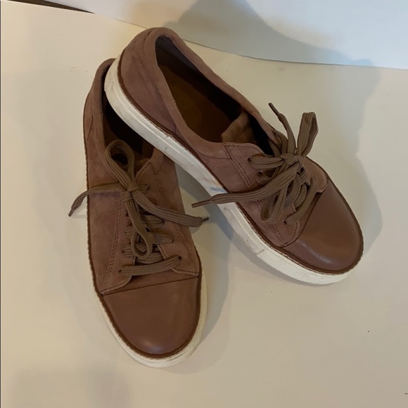 CASLON Mauve Blush Pink Suede Cap Toe Sneaker - Picture 2 of 7